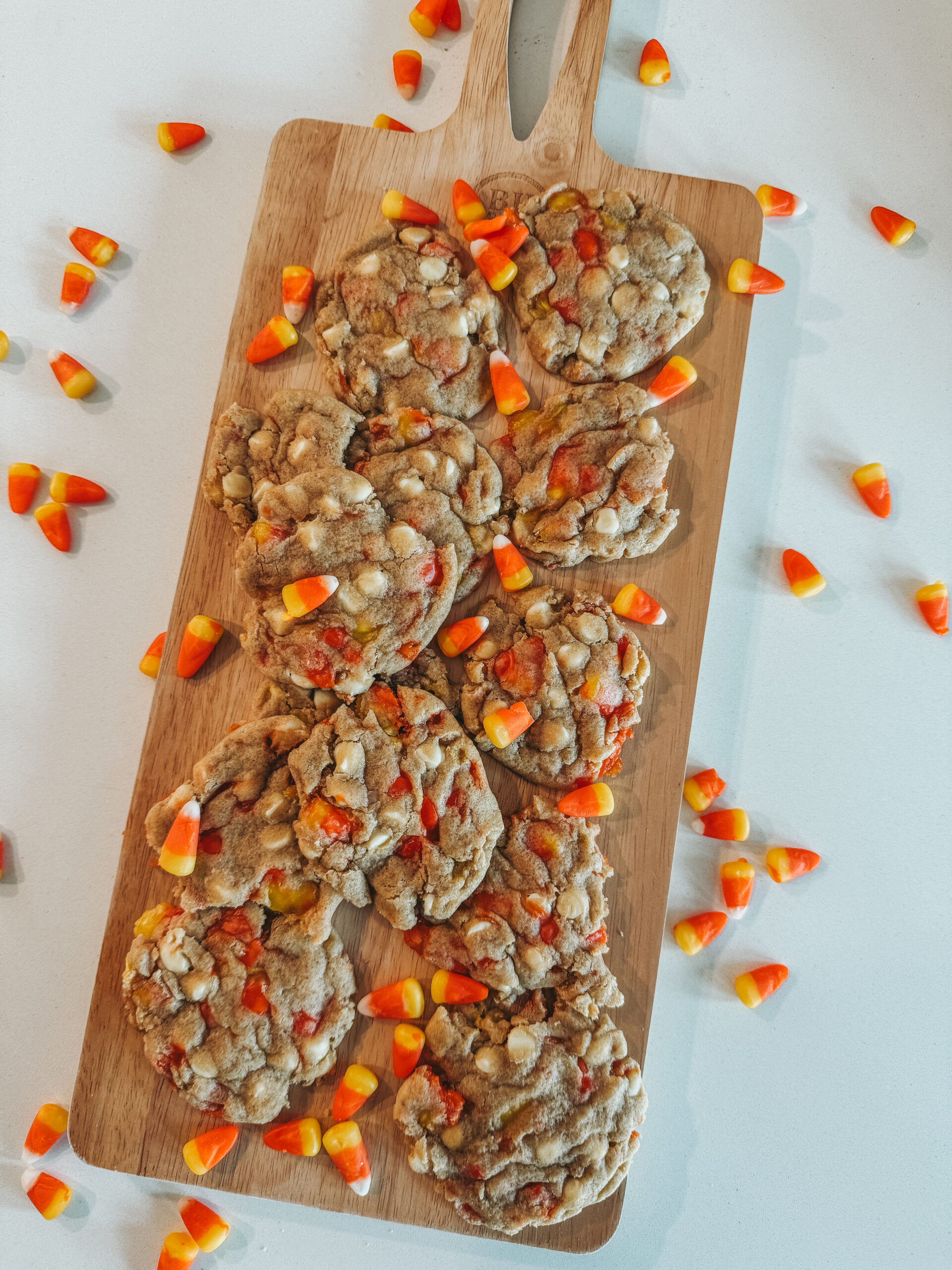 Easy Candy Corn and White Chocolate Chip Cookie Recipe