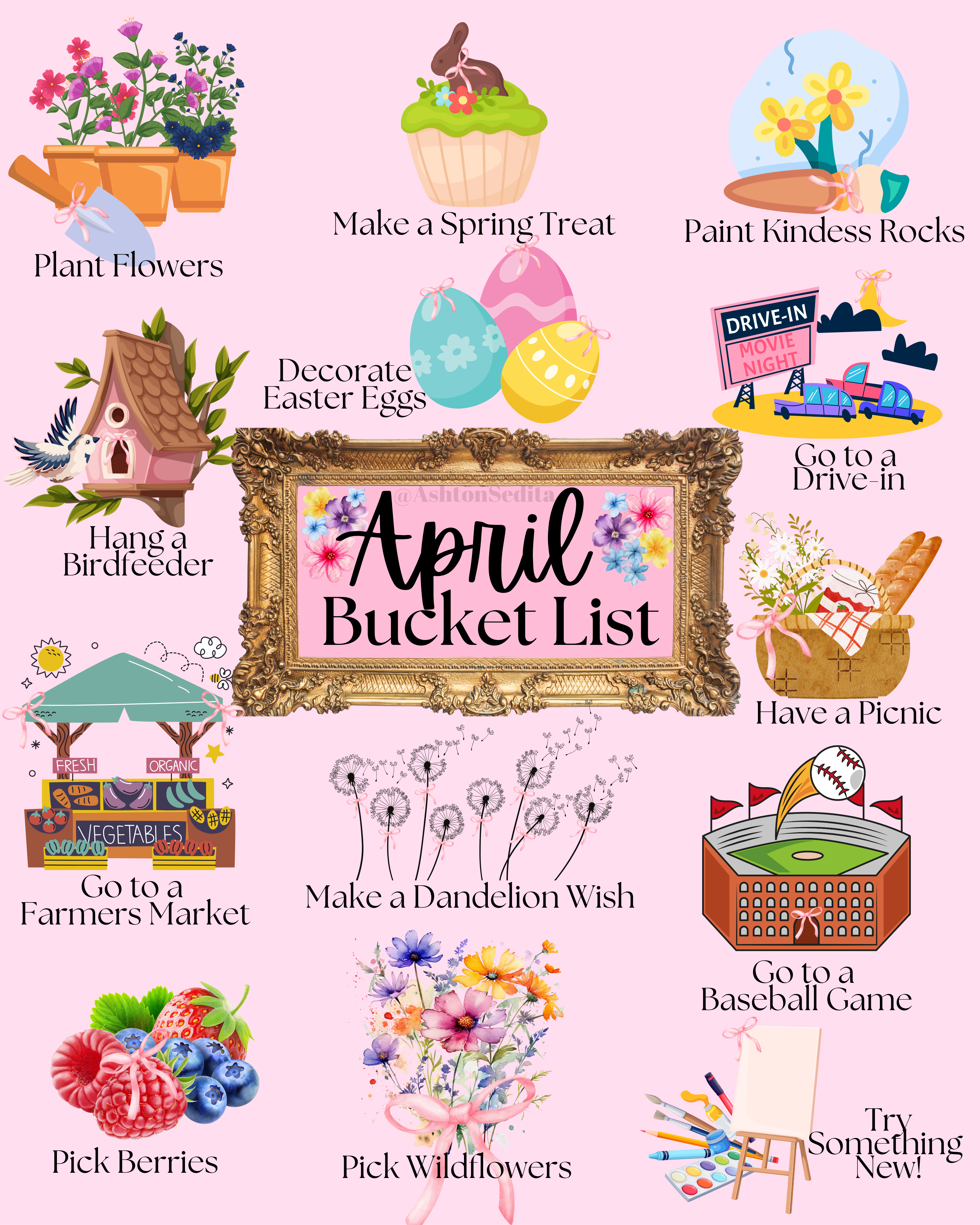 The Ultimate April Bucket List: 50+ Festive Ideas for Spring