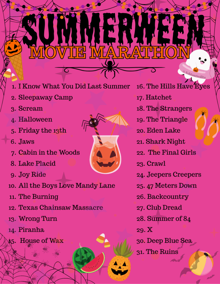 summerween movie marathon