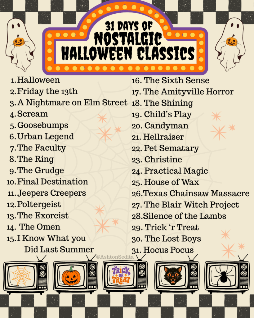 31 days of nostalgic halloween