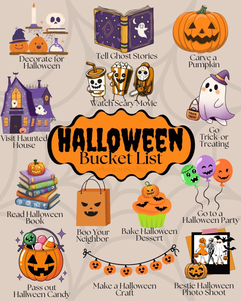 HALLOWEEN BUCKET LIST
