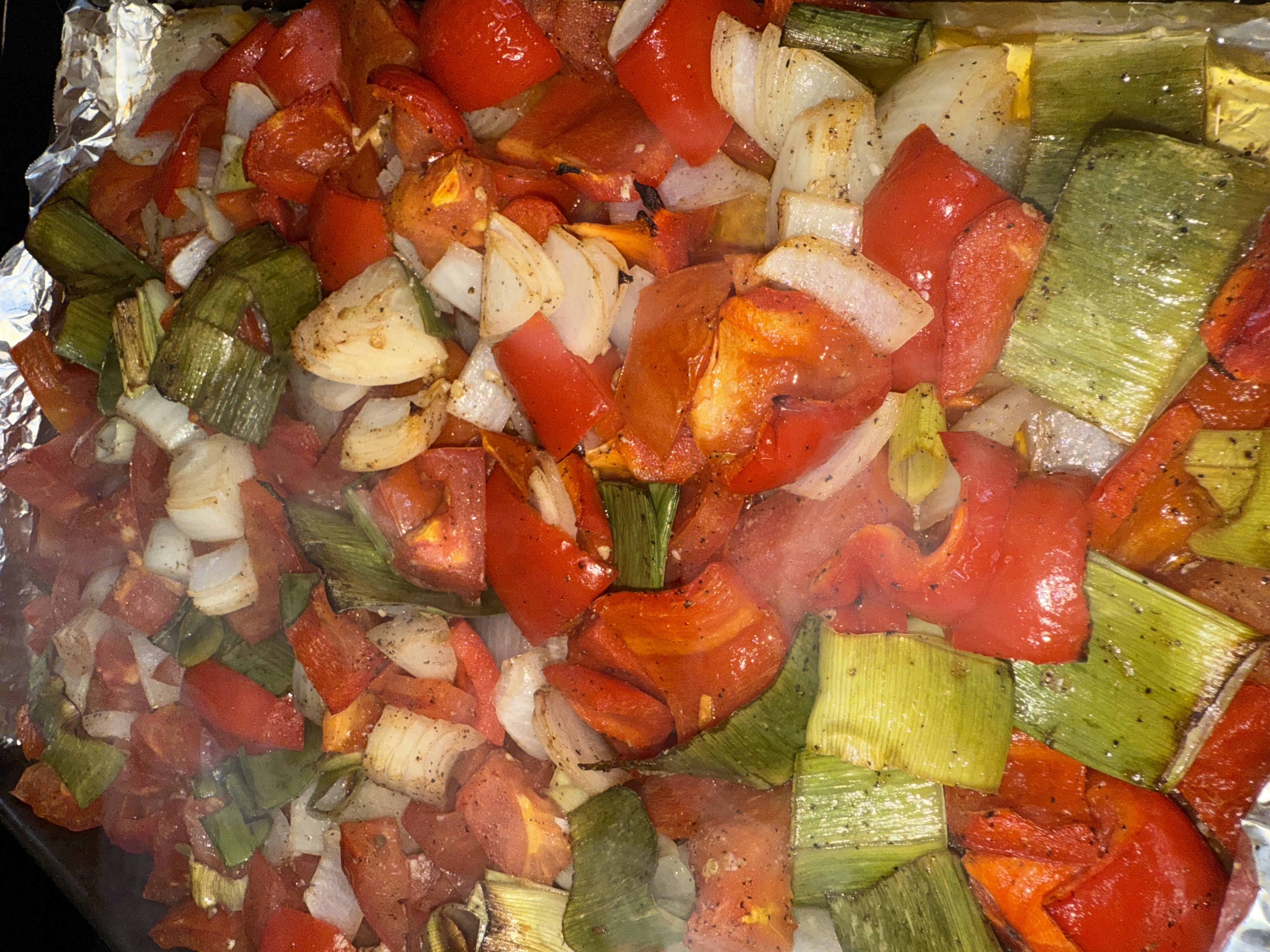 sautรฉed onions and peppers