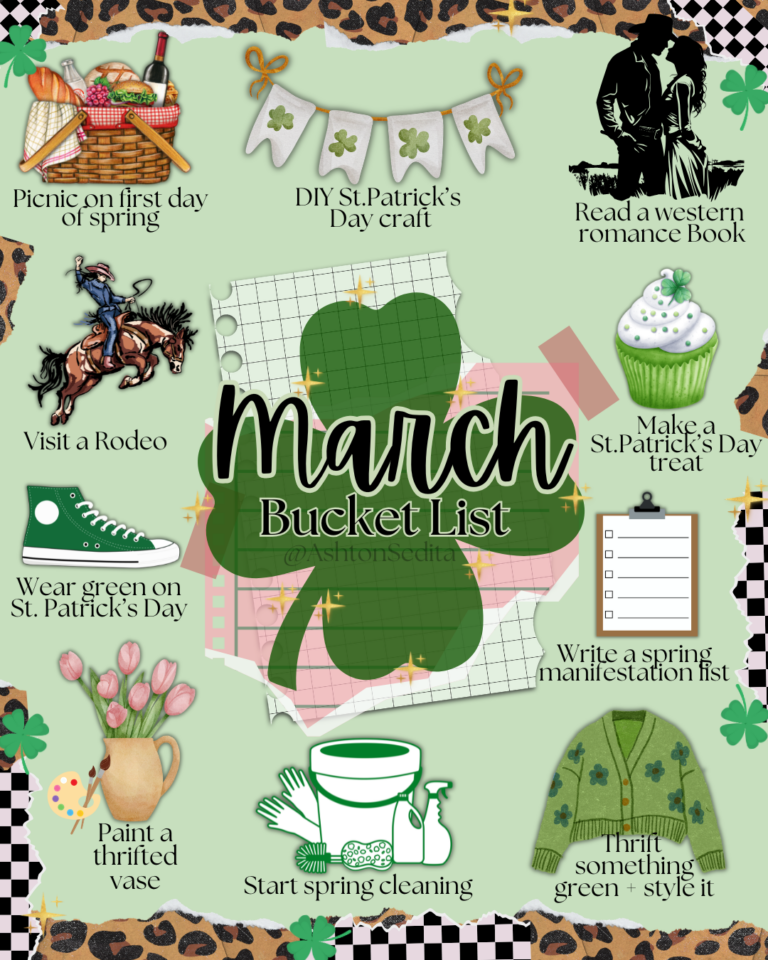 march bucket list