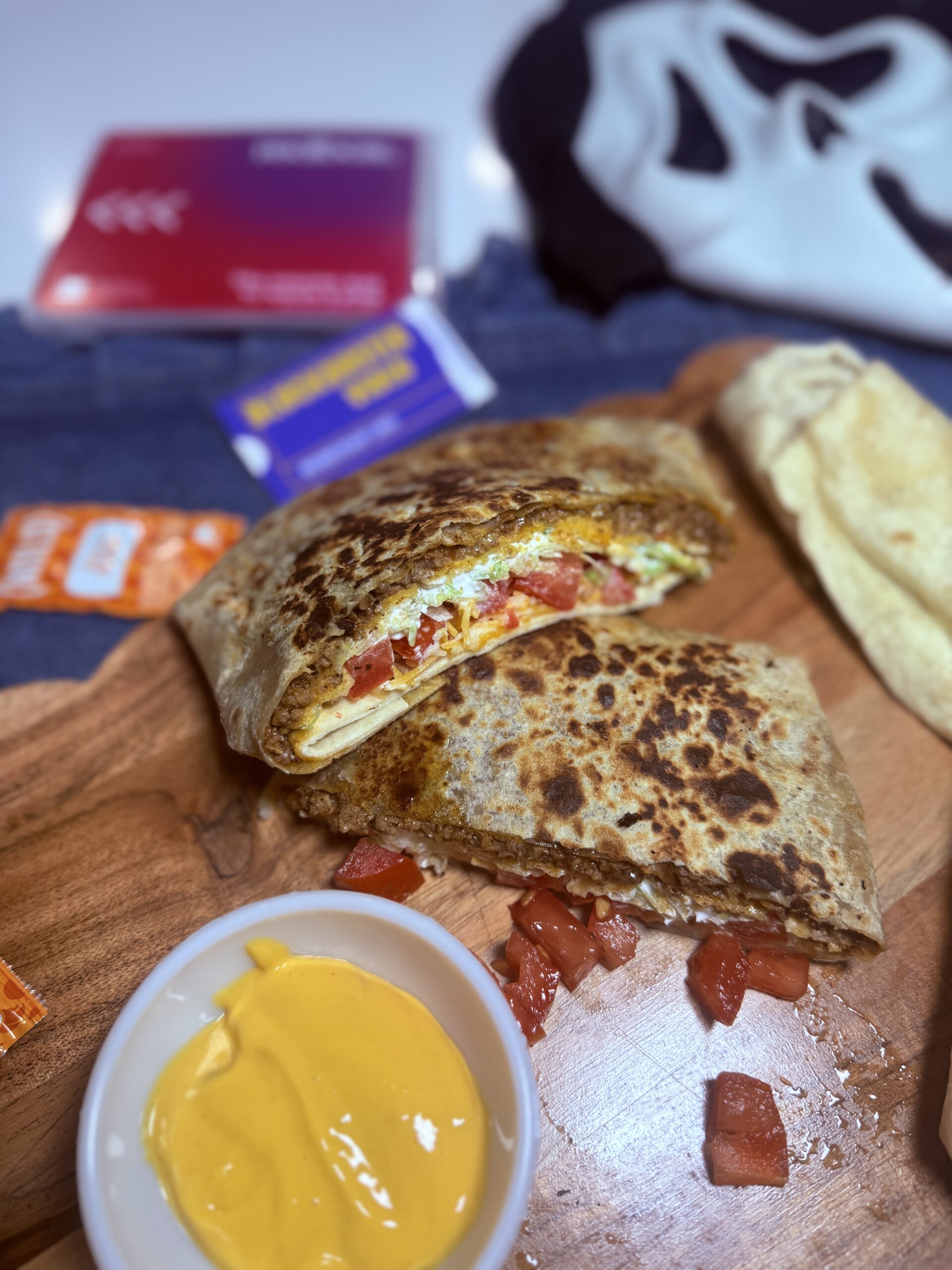 Nostalgic Taco Bell Crunchwrap Dupe